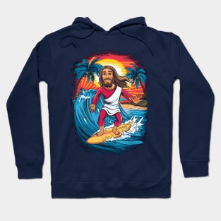 Surfing Jesus Hoodie